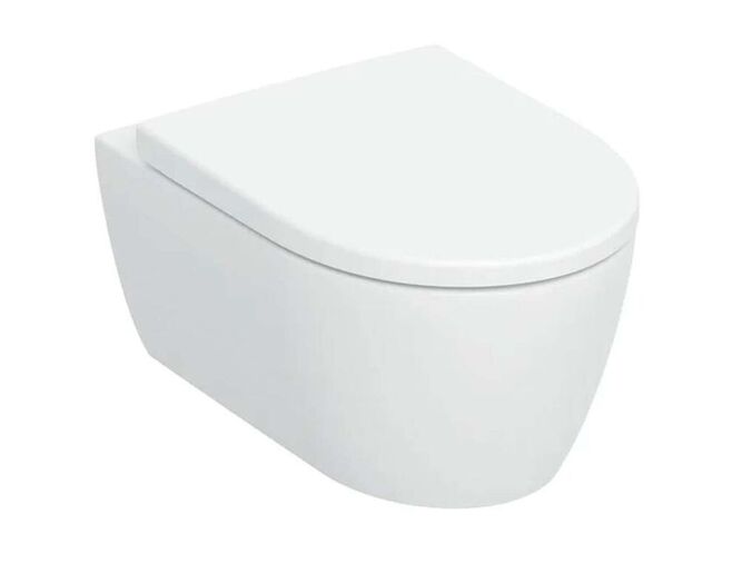 Geberit iCon Závěsné WC se sedátkem SoftClose, TurboFlush, Rimfree, bílá