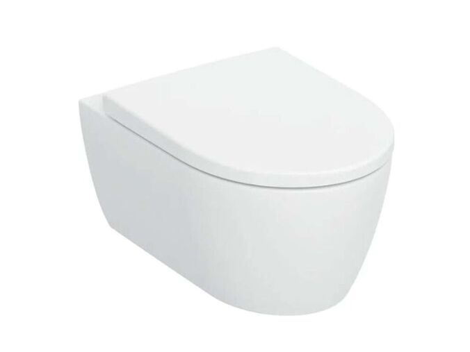 Geberit iCon Závěsné WC se sedátkem SoftClose, TurboFlush, Rimfree, matná bílá
