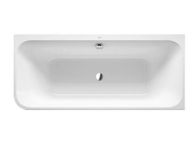 Duravit Happy D.2 vana 180x80 cm, s panelem, pravá, bílá