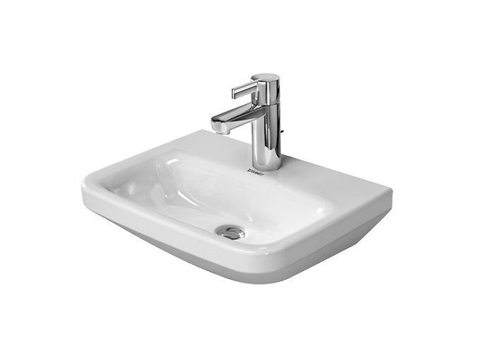 Duravit DuraStyle umývátko 45x33,5 cm, otvor pro baterii, WonderGliss, bílá