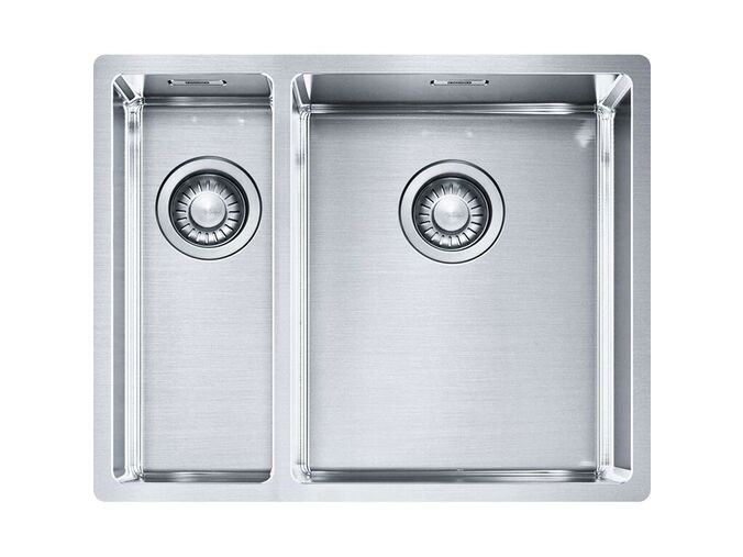 Franke Box Dřez BXX 260/160-34-16/7, 56x45 cm, nerez