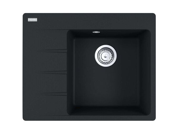 Franke Centro Fragranitový dřez CNG 611-62 TL/7, 62x50 cm, matná černá
