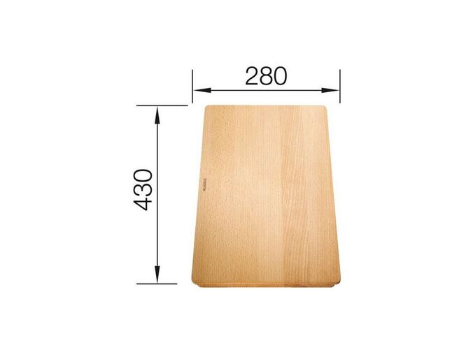 Blanco Doplňky Krájecí deska Subline, 280x430 mm, buk