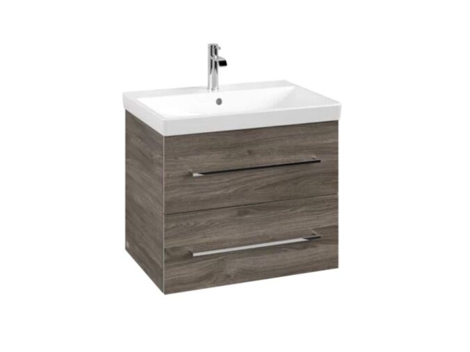 Villeroy & Boch Avento Umyvadlová skříňka, 630x514x452 mm, 2 zásuvky, Stone Oak