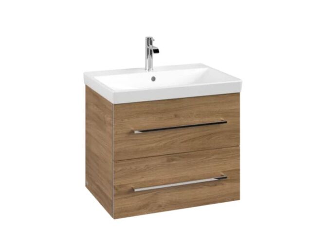 Villeroy & Boch Avento Umyvadlová skříňka, 630x514x452 mm, 2 zásuvky, Oak Kansas