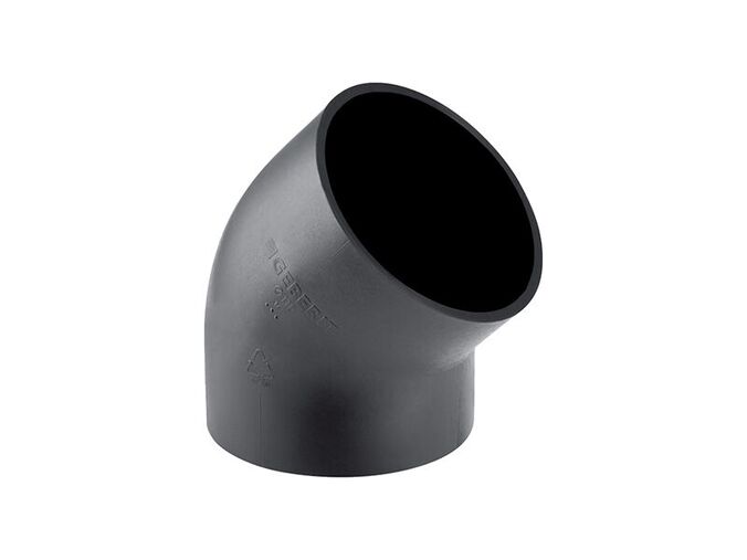 Geberit PE koleno, 45°, d=40mm