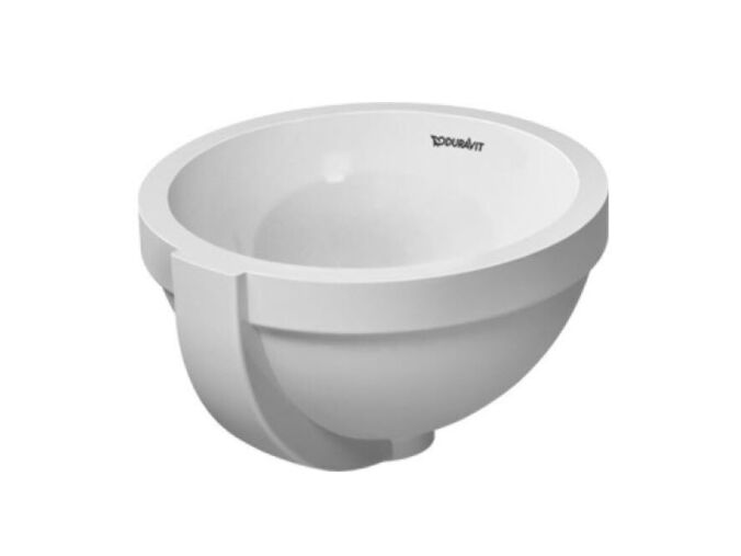 Duravit Architec umyvadlo vestavné, průměr 27,5 cm, přepad, bílá