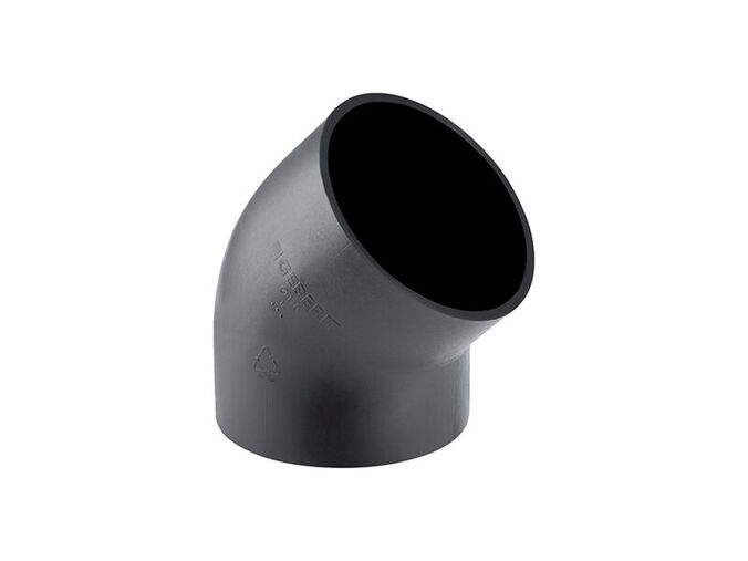 Geberit PE koleno, 45°, d=56mm
