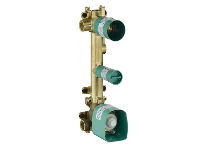 Axor Těleso termostatového modulu pro 2 spotřebiče, chrom