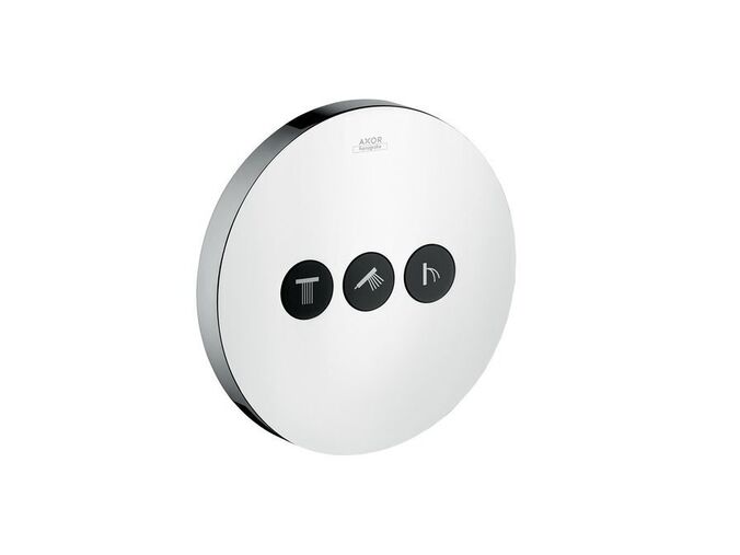 Axor ShowerSelect Uzavírací a přepínací ventil pro 3 spotřebiče, chrom