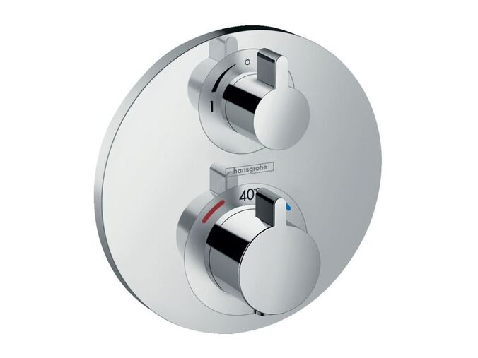 Hansgrohe Ecostat S Termostatická sprchová baterie pod omítku s uzavíracím ventilem, chrom
