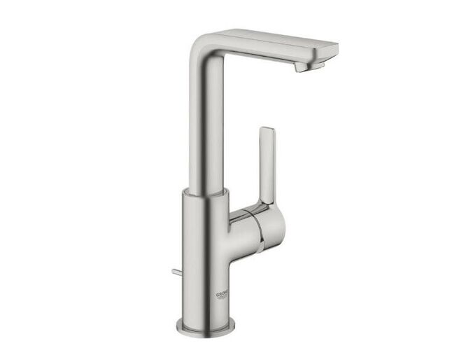 Grohe Lineare Umyvadlová baterie s výpustí, supersteel