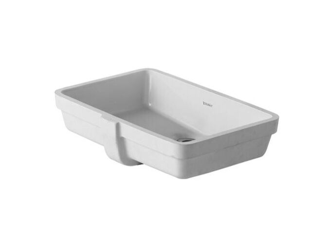 Duravit Vero umyvadlo zápustné 48,5x31,5 cm, přepad, bílá