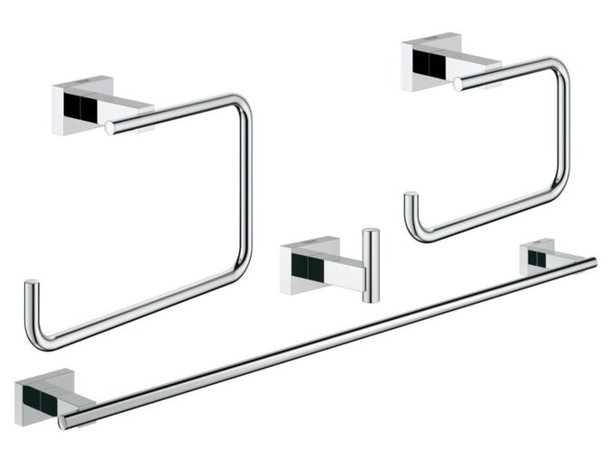 Grohe Essentials Cube Sada doplňků, chrom