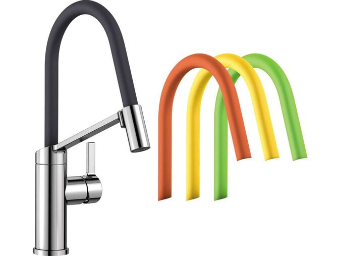 Blanco Viu S Dřezová baterie s flexibilním ramenem, chrom
