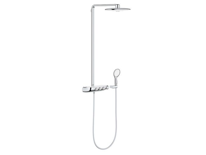 Grohe Rainshower SmartControl Sprchový set Duo 360 s termostatem, 2 proudy, chrom/měsíční bílá