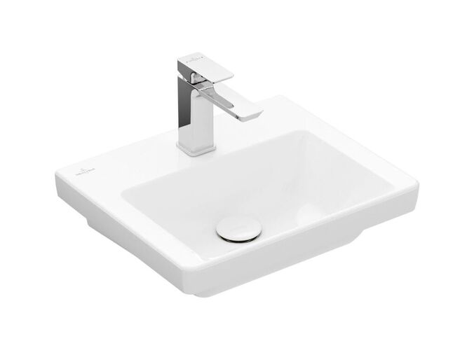 Villeroy & Boch Subway 3.0 Umývátko nábytkové 450x370 mm, bez přepadu, otvor pro baterii, CeramicPlus, Stone White