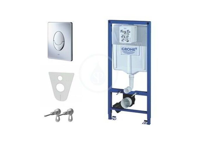 Grohe Rapid SL Předstěnový instalační set pro závěsné WC, výška 1,13 m, ovládací tlačítko Skate Air, chrom