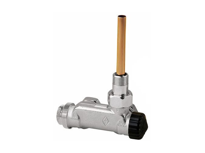 Heimeier E-Z Termostatický ventil s radiátorovým připojením pro jednootopné soustavy