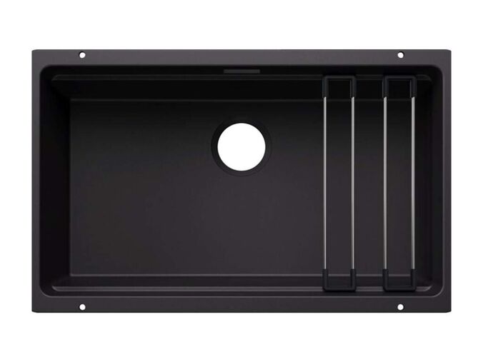 Blanco Etagon 700 Silgranitový dřez, 73x46 cm, s příslušenstvím, černá