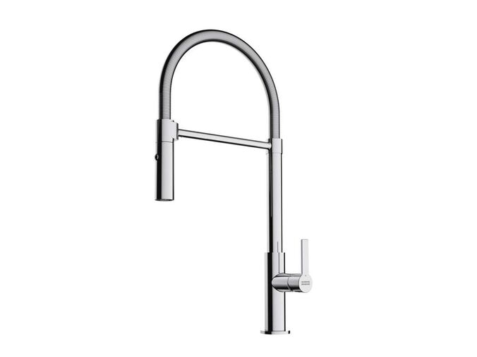 Franke Maris Slim Dřezová baterie FS 2845.031, s flexibilním ramenem a sprškou, chrom