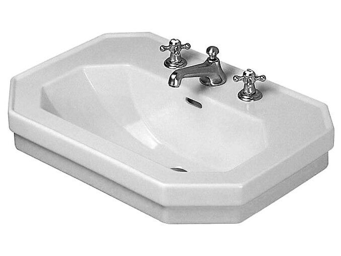Duravit 1930 umyvadlo 60x41 cm, přepad, 1 otvor pro baterii, WonderGliss, bílá