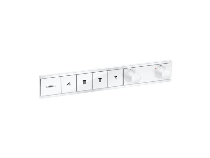 Hansgrohe RainSelect Baterie pod omítku pro 4 spotřebiče, matná bílá