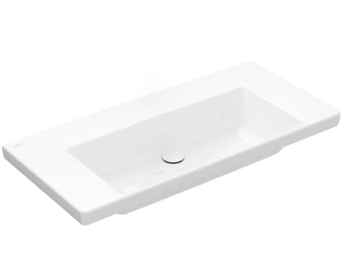Villeroy & Boch Subway 3.0 Umyvadlo 1000x470 mm, bez přepadu, bez otvoru pro baterii, CeramicPlus, Stone White