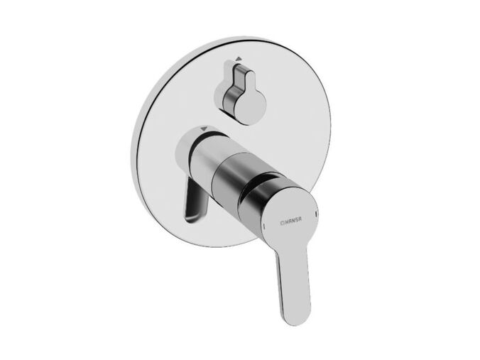 Hansa Primo Baterie pod omítku pro 2 spotřebiče, chrom