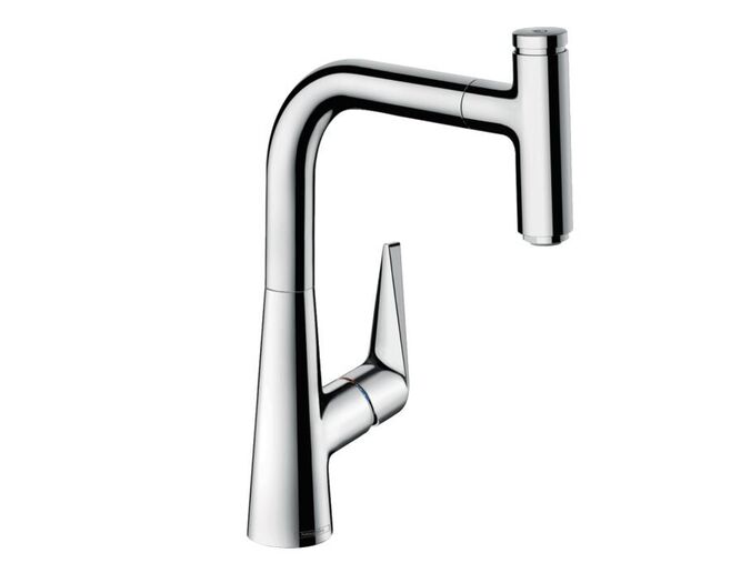Hansgrohe Talis M51 Dřezová baterie M5115-H220 s výsuvnou sprškou, sBOX, chrom