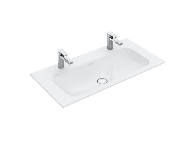Villeroy & Boch Finion Umyvadlo bez přepadu, 1200x500 mm, s CeramicPlus, alpská bílá