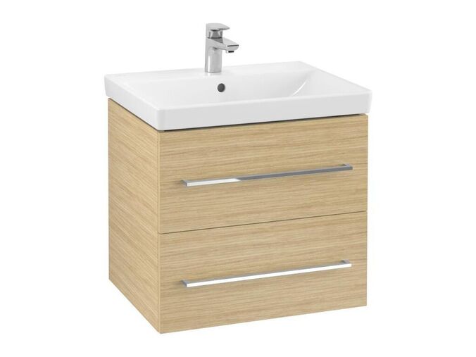 Villeroy & Boch Avento Umyvadlová skříňka, 580x514x452 mm, 2 zásuvky, Nordic Oak