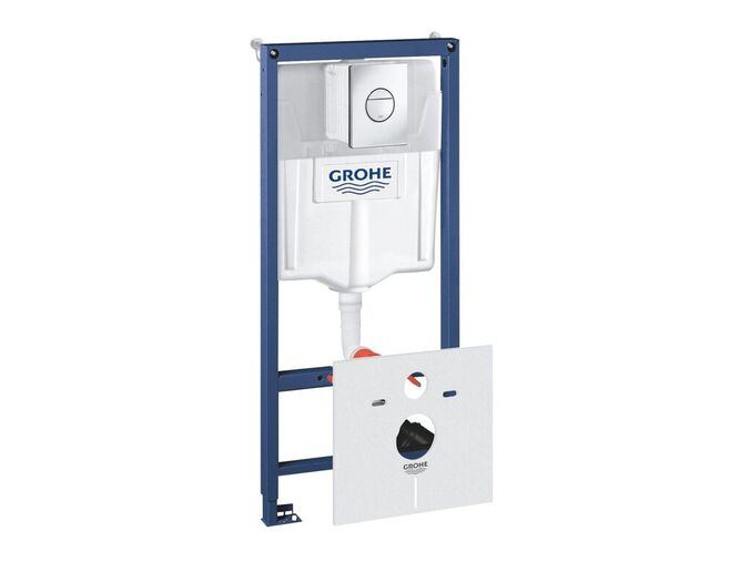 Grohe Rapid SL Předstěnový instalační set pro závěsné WC, výška 1,13 m, ovládací tlačítko Nova Cosmopolitan, chrom