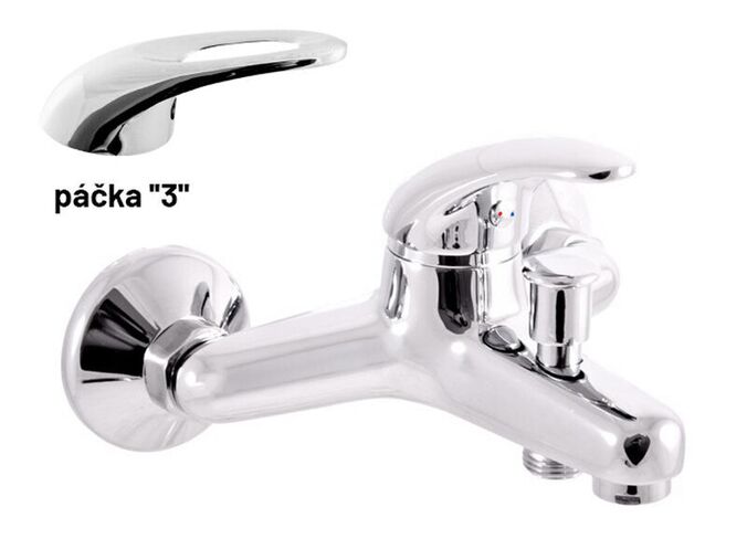 Slezák-RAV CZ Sázava baterie vanová, rozteč 150 mm, chrom