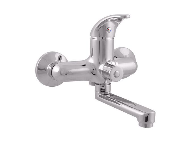 Slezák-RAV CZ Sázava baterie vanová s plochým ramínkem, rozteč 100 mm, chrom