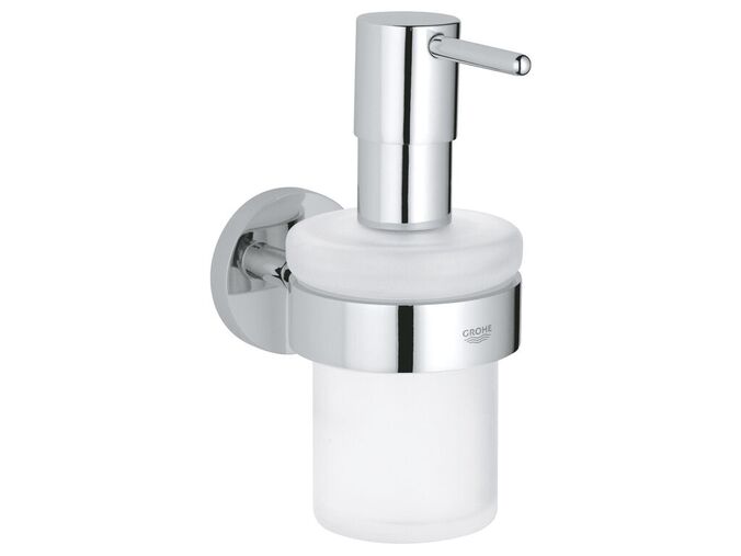 Grohe Essentials Dávkovač tekutého mýdla s držákem, chrom