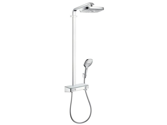 Hansgrohe Raindance E Sprchový set Showerpipe 300 s termostatem, 2 proudy, EcoSmart 9 l/min, chrom