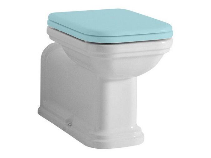 Kerasan WALDORF WC mísa stojící, 37x65cm, spodní/zadní odpad, bílá