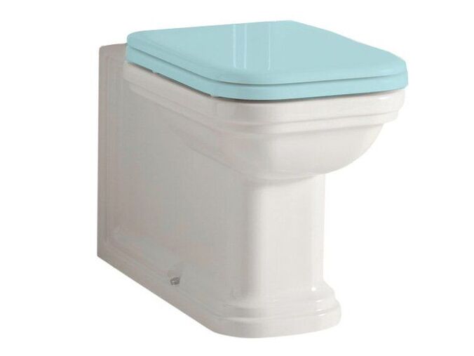 Kerasan WALDORF WC kombi mísa 40x68cm, spodní/zadní odpad, bílá