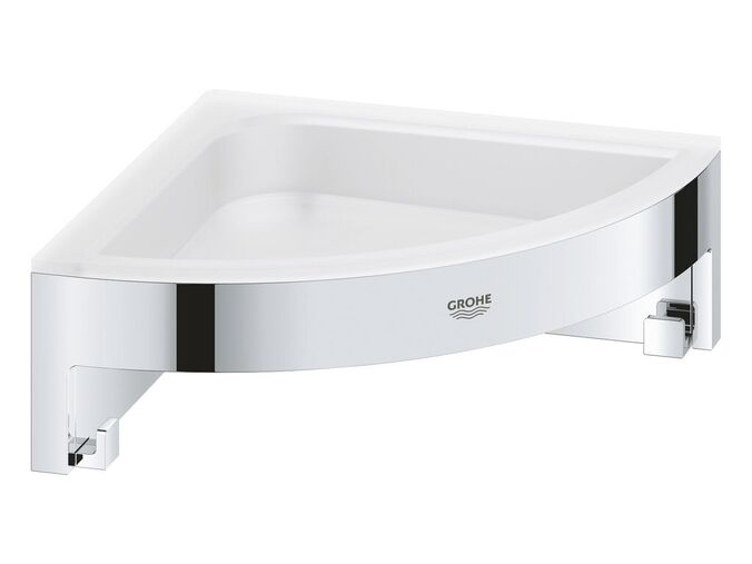Grohe QuickFix Start Cube Rohová polička, chrom