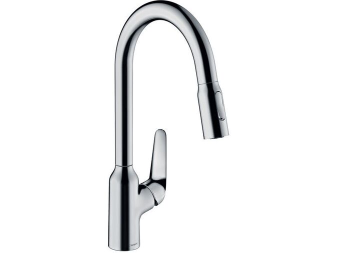Hansgrohe Focus M42 Dřezová baterie M4216-H220 s výsuvnou sprškou, chrom