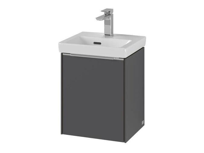 Villeroy & Boch Subway 3.0 Umyvadlová skříňka, 351x429x309 mm, 1 dvířka, grafitová