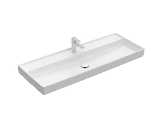 Villeroy & Boch Collaro Umyvadlo nábytkové 1200x470 mm, bez přepadu, otvor pro baterii, CeramicPlus, Stone White