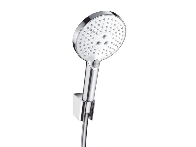 Hansgrohe Raindance S Set sprchové hlavice, 3 proudy, držáku a hadice, bílá/chrom