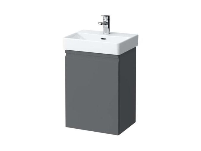 Laufen Pro S Umyvadlová skříňka s dvířky, 42x32x58 cm, panty vpravo, grafit mat