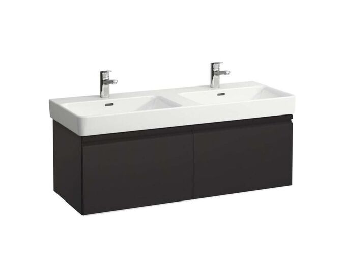 Laufen Pro S Umyvadlová skříňka, 126x45x39 cm, 2 zásuvky, grafit mat