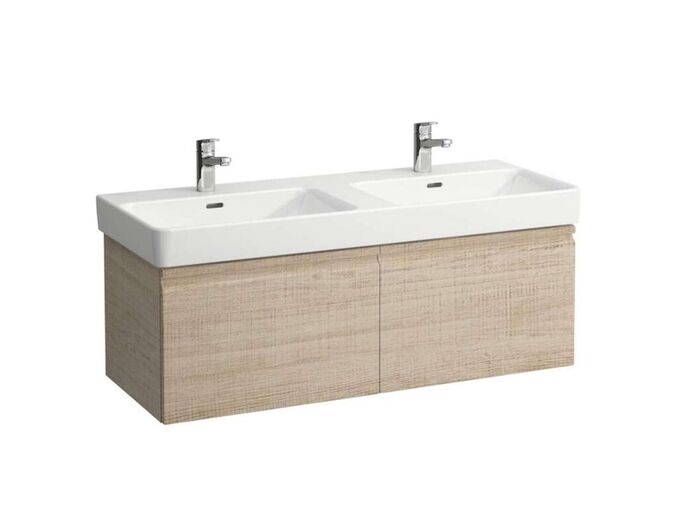 Laufen Pro S Umyvadlová skříňka, 126x45x39 cm, 2 zásuvky, světlý dub