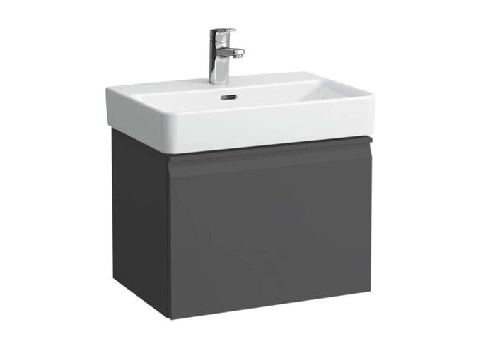 Laufen Pro S Umyvadlová skříňka, 57x45x39 cm, 1 zásuvka, grafit mat