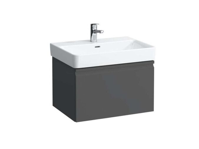 Laufen Pro S Umyvadlová skříňka, 67x45x39 cm, 1 zásuvka, grafit mat