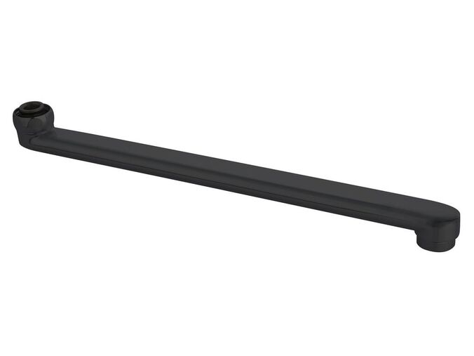 Aqualine Výtokové ramínko k baterii, 220mm, ploché, černá mat